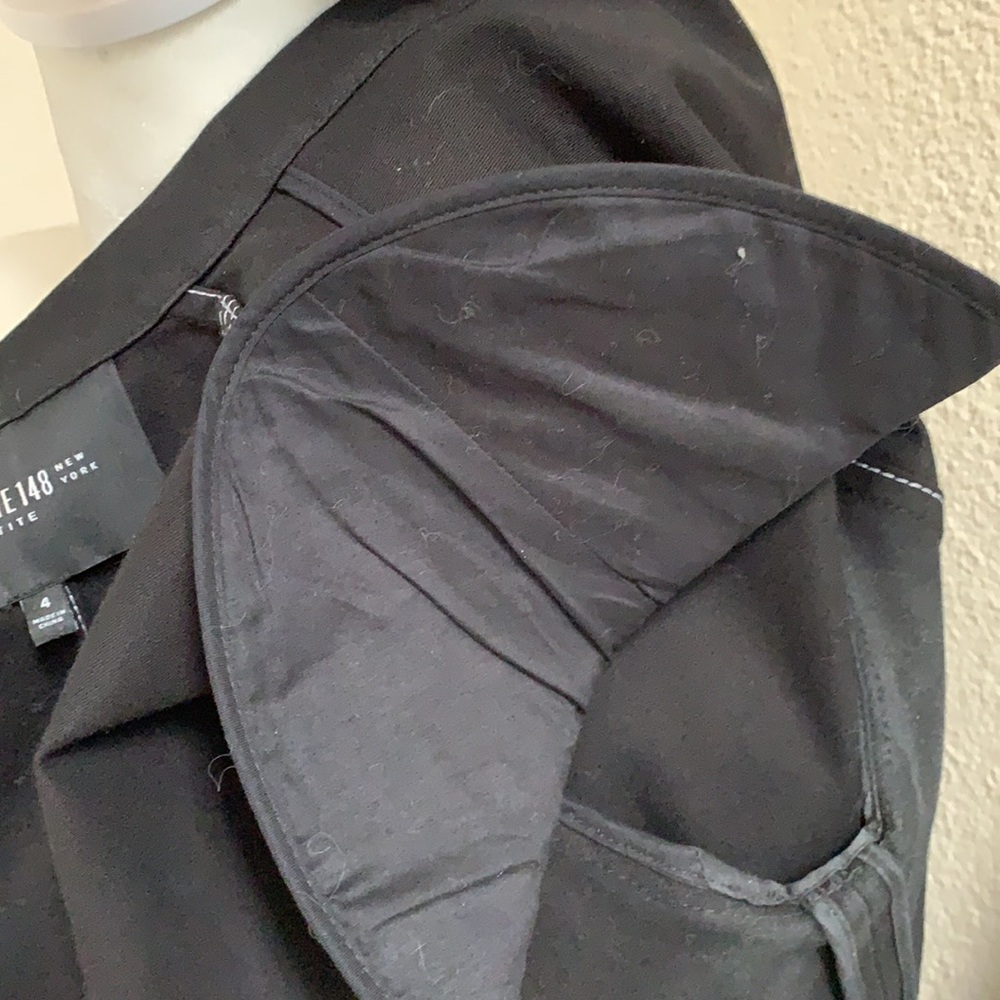 Lafayette 148 Black Zippered Blazer (Size 4P) - Picture 11 of 11